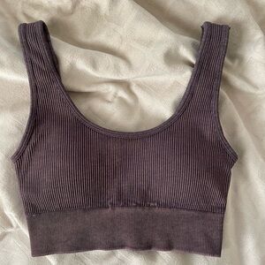 YoungLA Women's Ribbed Sports Bra - Purple